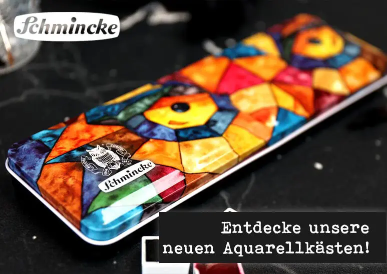 Entdecke die neuen Schmincke Aquarellfarben