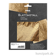 Blattgold Folie Schlagmetall in Gold, Silber, Bronze Zum Basteln, Vergolden  Und Für Epoxidharz 100 Stück 