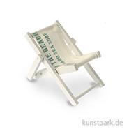 Mini Liegestuhl aus Holz, 50x110 mm