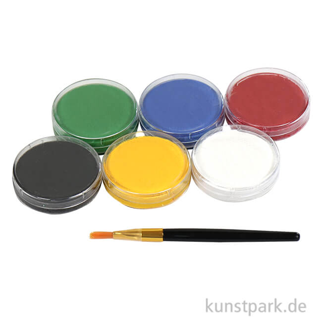 Eulenspiegel Junior-Schmink-Palette mit 6 Farben