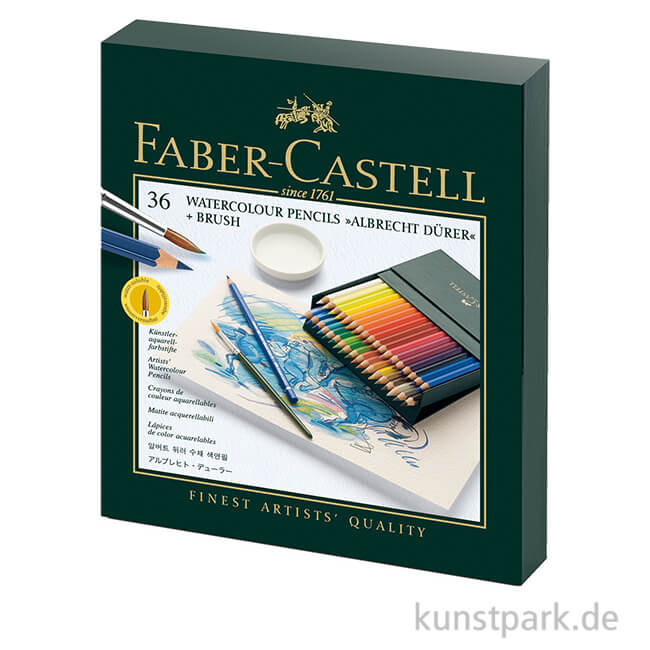 Faber-Castell ALBRECHT DÜRER, 36 Aquarellstifte in Atelierbox
