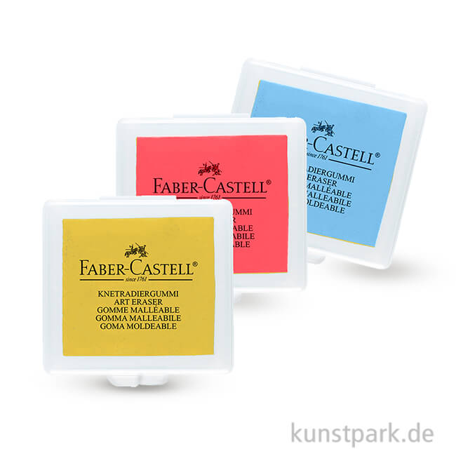 Faber-Castell ART ERASER Knetgummi - farblich sortiert