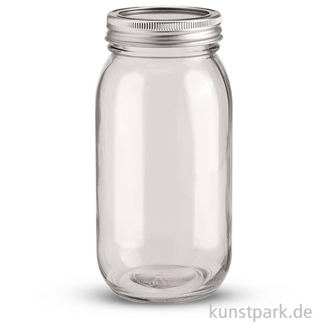 Glas mit 2-teiligem 70 mm Deckel - 650 ml