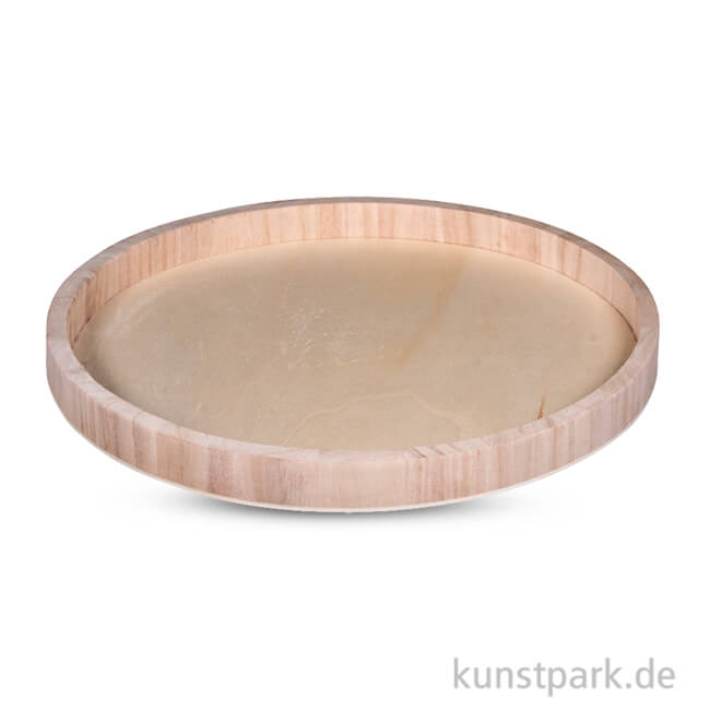 Holz-Tablett rund, 30 cm