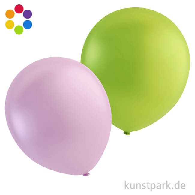 Luftballons rund, Größe 23 cm