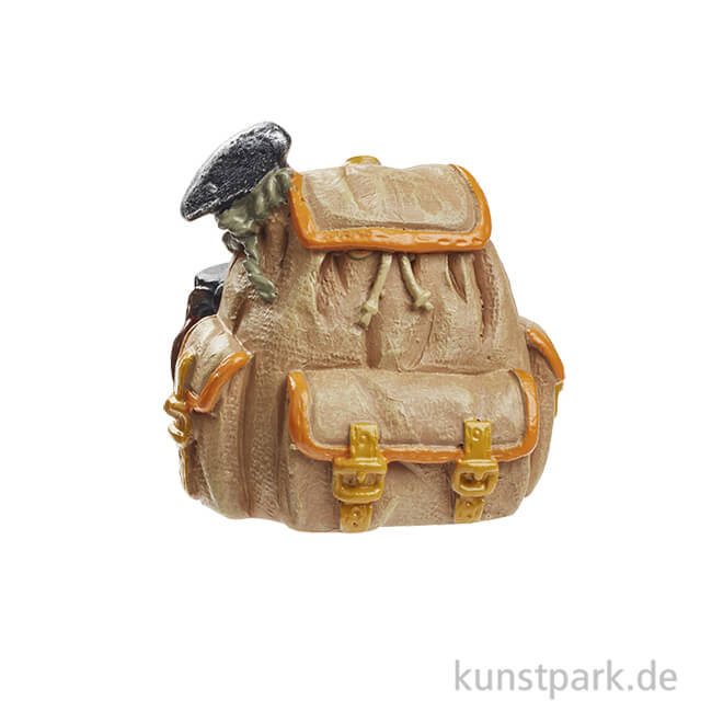 Mini Rucksack Trekking - Braun, 3,5 cm