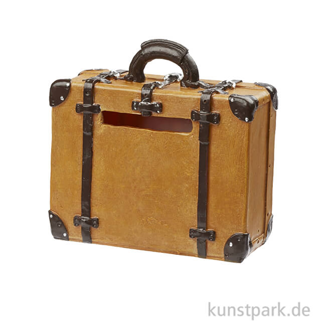 Miniatur-Koffer mit Öffnung für Geldgeschenke, 8x3,5x6,5 cm