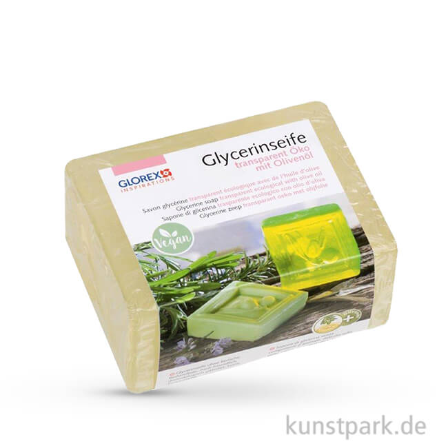 Olivenöl - Öko Glycerin-Seife - transparent