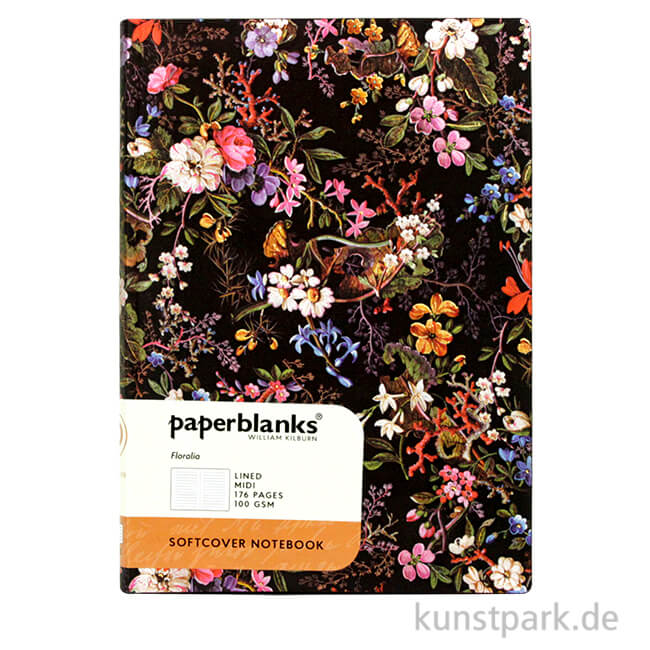 PAPERBLANKS FLEXI Notizbuch - William Kilburn, Floralia
