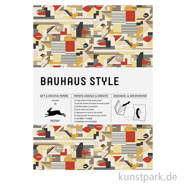 PEPIN Kreativpapier Buch - Bauhaus Style