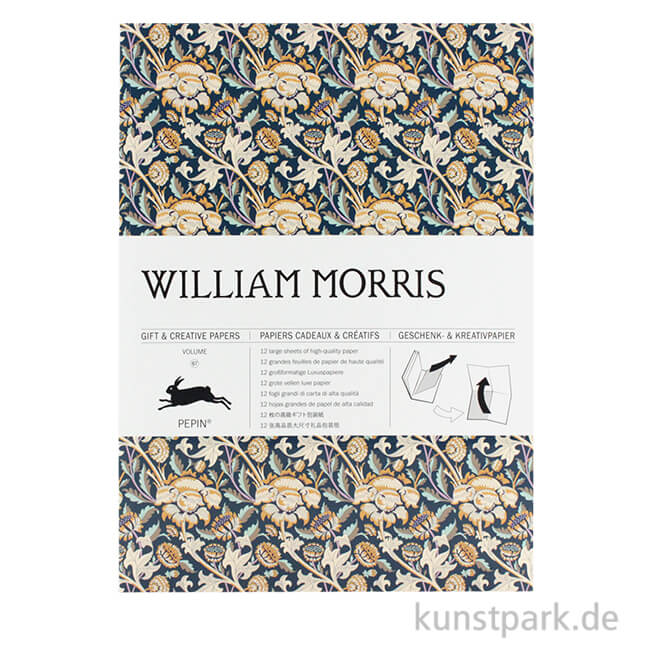 PEPIN Kreativpapier Buch - William Morris