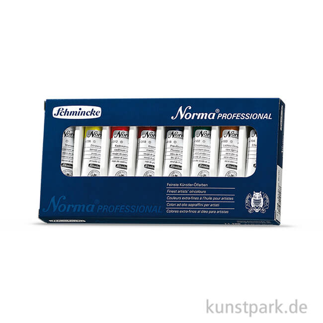 Schmincke NORMA - Einführungsset 8 x 20 ml im Karton