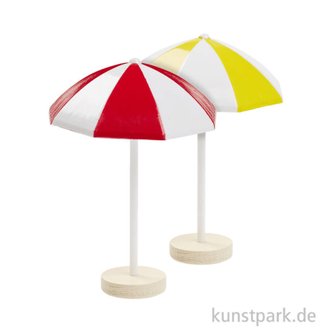 Mini Sonnenschirm aus Kunststoff, ca. 6 cm